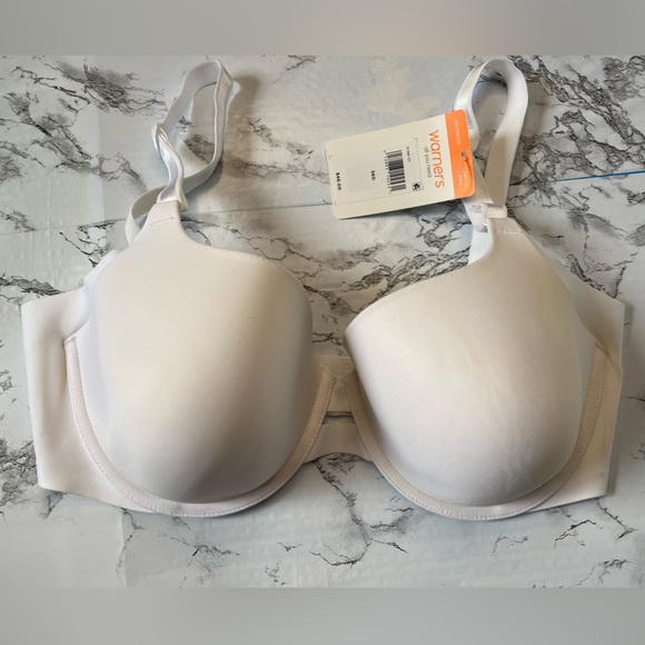 Warners Women Bra 36D Smoothing Panels Elastic-Free Sides For A Seamless Look - Picture 1 of 10